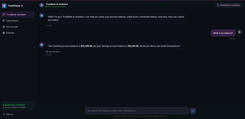 TrustTrace – screenshot 2