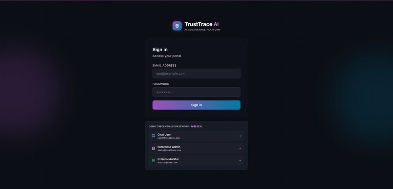 TrustTrace – screenshot 1