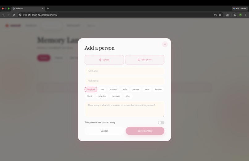 Memodi – screenshot 1