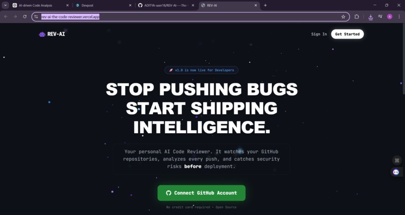 REV-AI----The-Code-Reviewer – screenshot 2