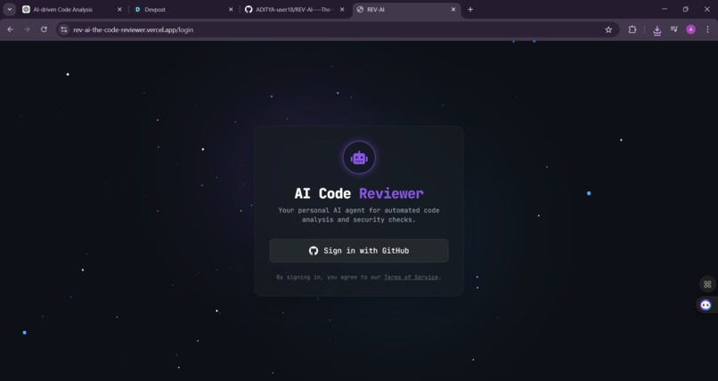 REV-AI----The-Code-Reviewer – screenshot 3