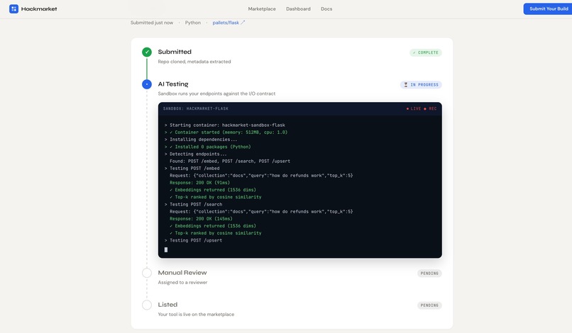 HackMarket – screenshot 5
