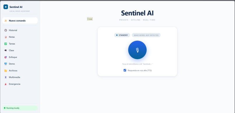 Sentinel AI – screenshot 1