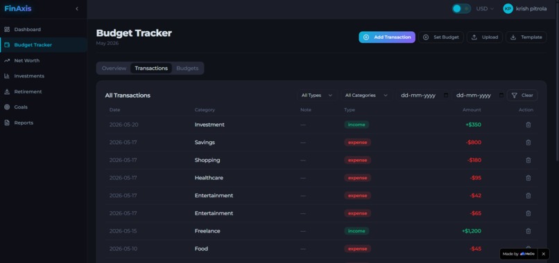 FinAxis – screenshot 3
