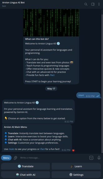 Arvion Lingua AI – screenshot 3