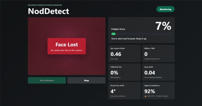 NodDetect – screenshot 3