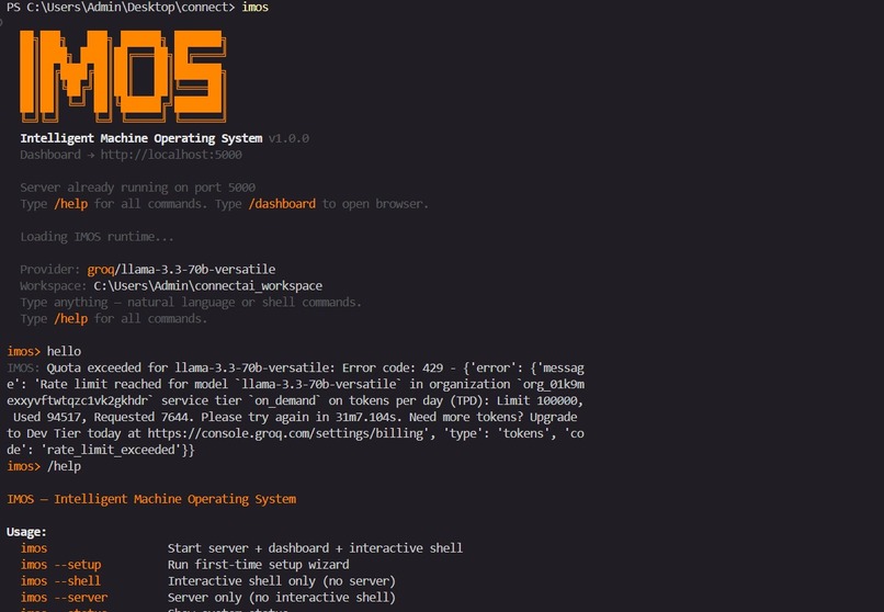 IMOS – screenshot 1