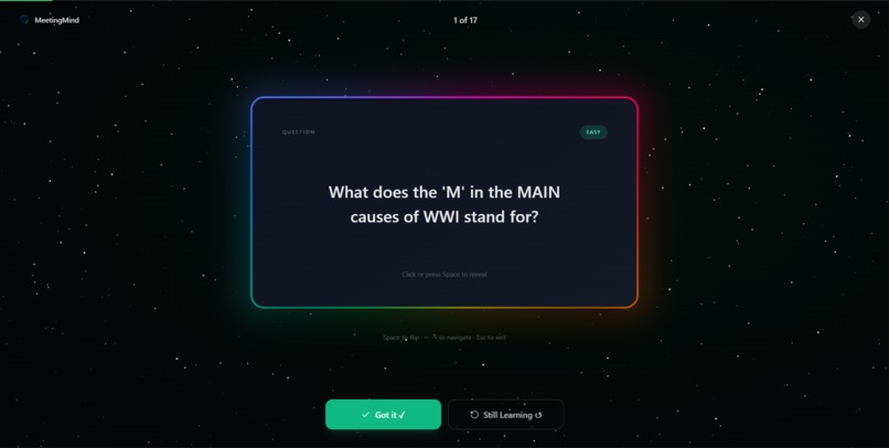 MeetingMind – screenshot 3