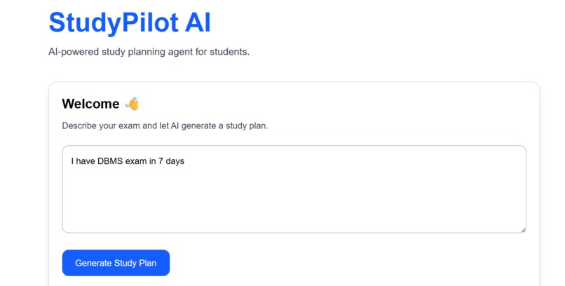 StudyPilot AI – screenshot 1