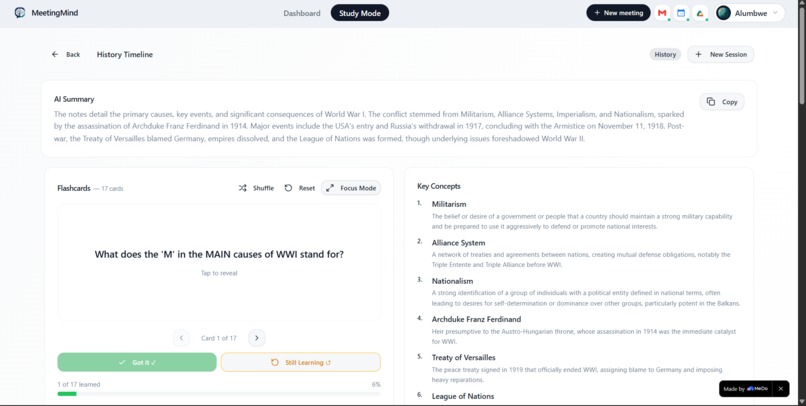 MeetingMind – screenshot 5