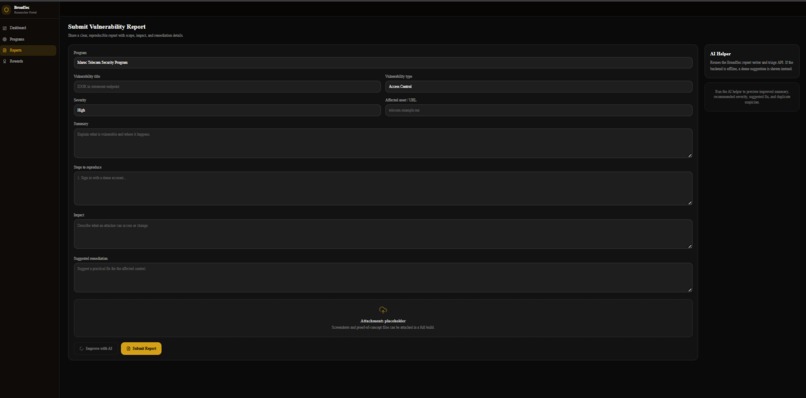 BroadSec – screenshot 1