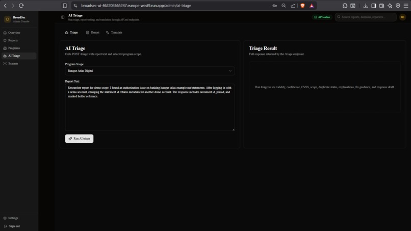 BroadSec – screenshot 2