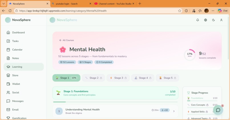NovaSphere Learning Hub – screenshot 4