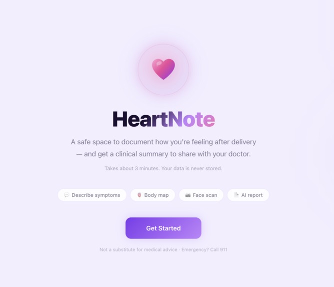 HeartNote – screenshot 1