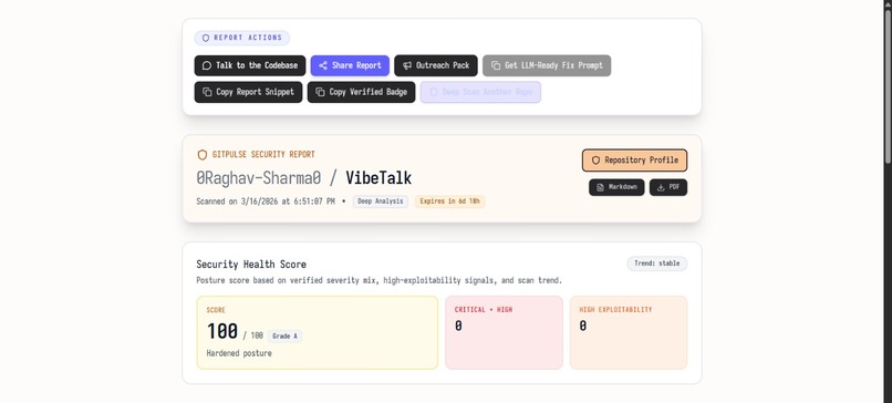 GitAnalyze – screenshot 1