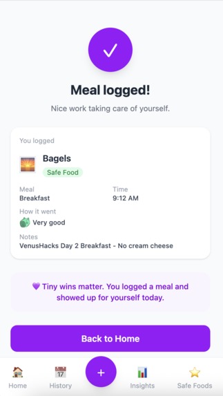 ARFID Meal Tracker – screenshot 4
