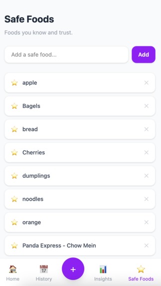 ARFID Meal Tracker – screenshot 7
