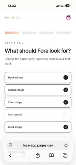 Fora – screenshot 3