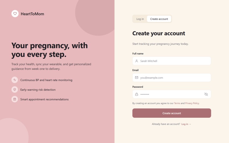 HeartToMom – screenshot 2