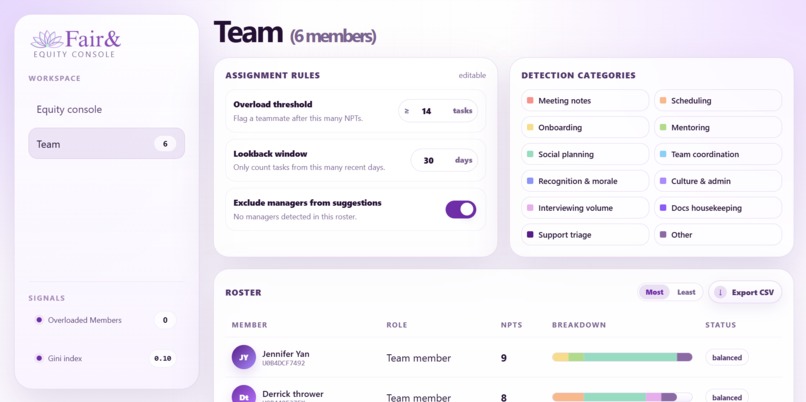 Fair& – screenshot 2