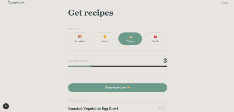 NourishRx – screenshot 2