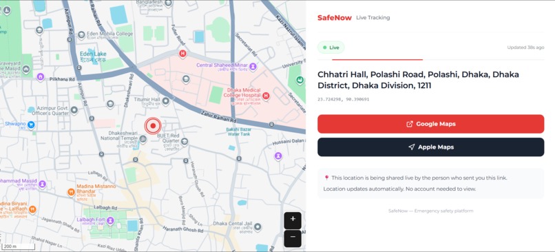 SafeNow – screenshot 10