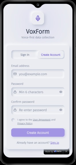 VoxForm – screenshot 2