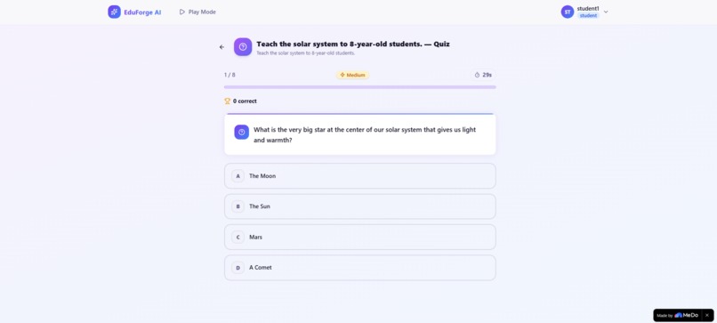 EduForge AI – screenshot 1