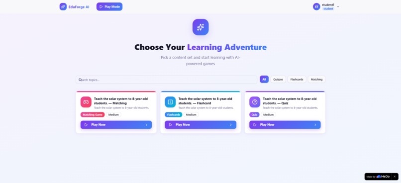 EduForge AI – screenshot 3