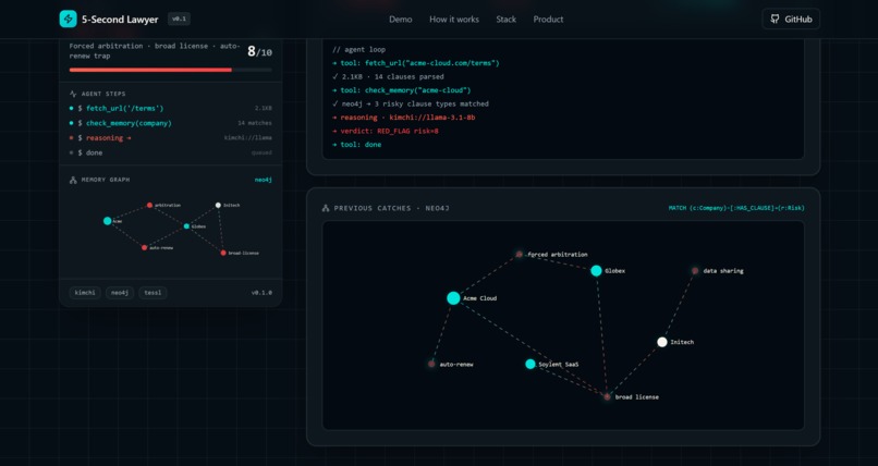 5-Second Lawyer - AI Legal Risk Agent – screenshot 5