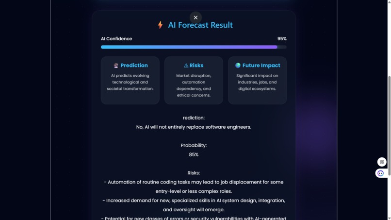 OracleX — AI Forecasting Platform – screenshot 1