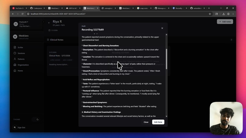 Medclara : AI Medical ASR & Automated Clinical Documentation – screenshot 8