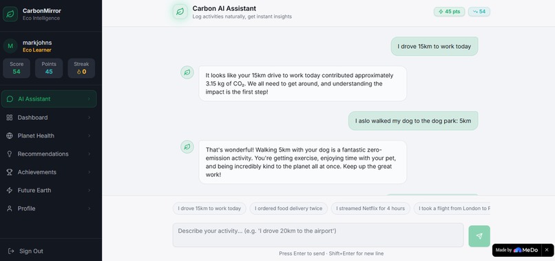 CarbonMirror – screenshot 2