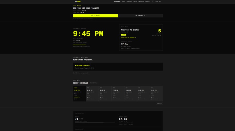 PRform – screenshot 2