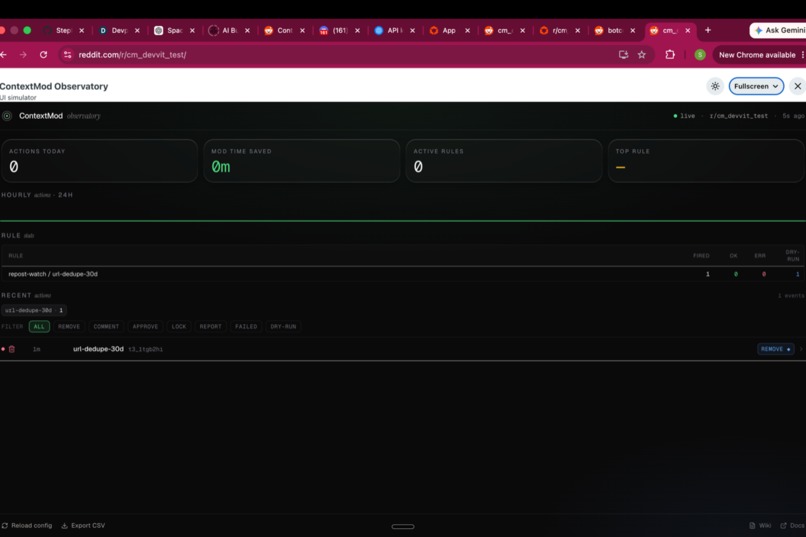 ContextMod — Devvit port of FoxxMD's PRAW mod bot – screenshot 2