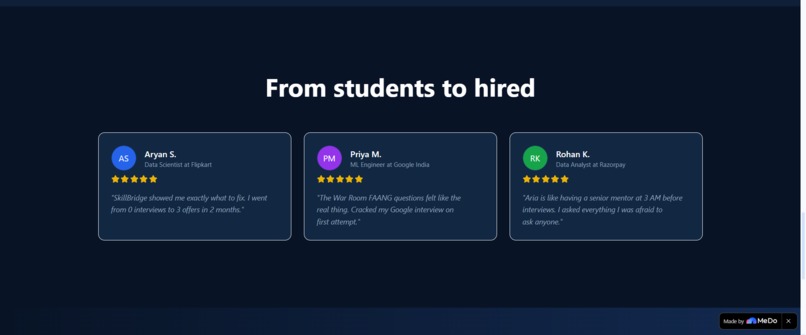 SkillBridge - AI Career Operating System – screenshot 4
