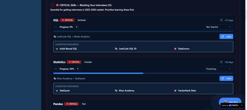 SkillBridge - AI Career Operating System – screenshot 11