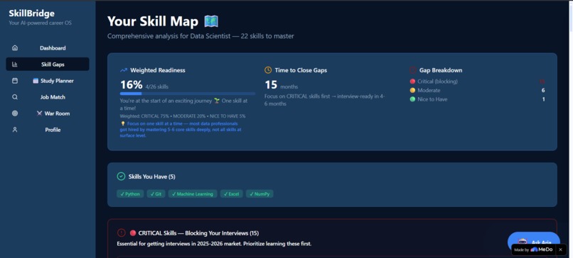SkillBridge - AI Career Operating System – screenshot 10