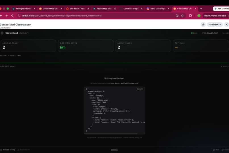 ContextMod — Devvit port of FoxxMD's PRAW mod bot – screenshot 5