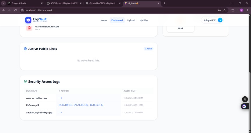 DigiVault – AI-Powered Secure Document Vault – screenshot 7