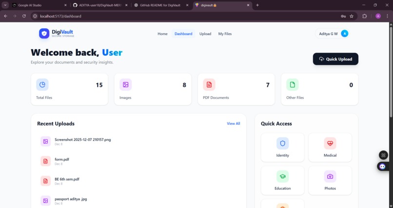 DigiVault – AI-Powered Secure Document Vault – screenshot 3