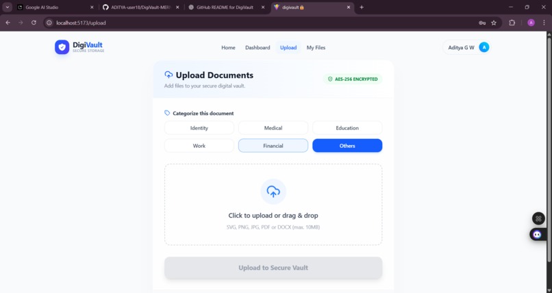 DigiVault – AI-Powered Secure Document Vault – screenshot 4