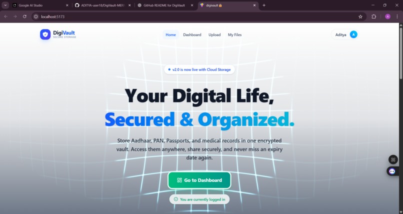 DigiVault – AI-Powered Secure Document Vault – screenshot 2