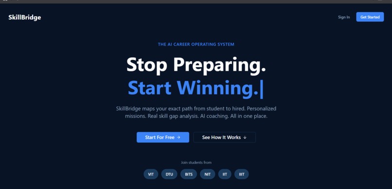 SkillBridge - AI Career Operating System – screenshot 1