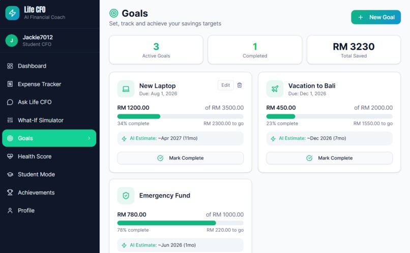 Life CFO – screenshot 4
