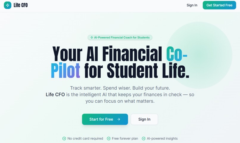 Life CFO – screenshot 1