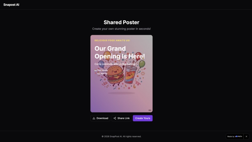 Snapost AI – screenshot 2