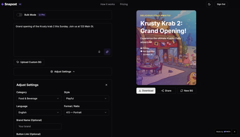 Snapost AI – screenshot 3