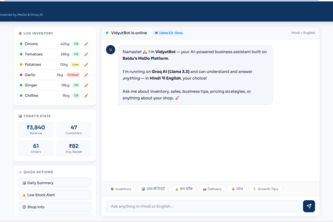 VidyutBot – AI Business Assistant for Everyone