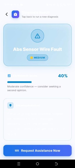 AI-Based Roadside Assistance Mobile Application. – screenshot 2